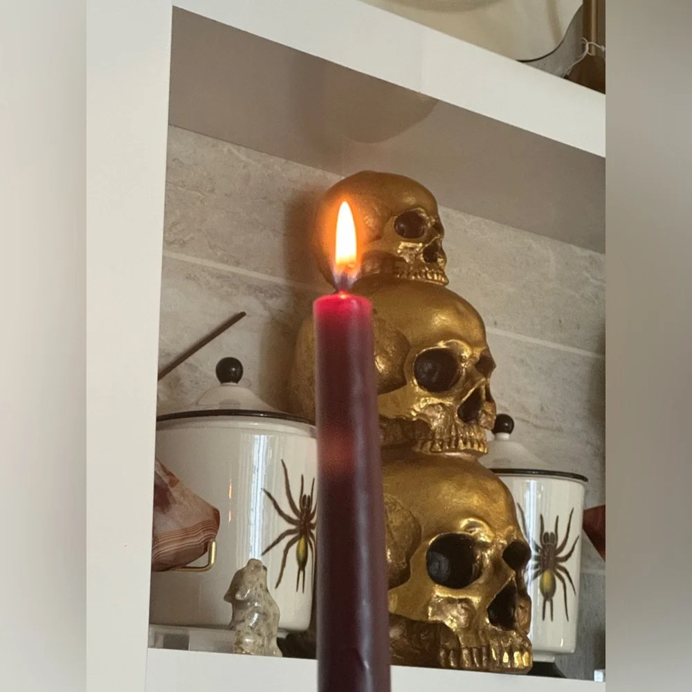 Red Burgundy 18” s/4 candles